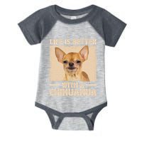 Chihuahua Design For Chihuahua Dog Chihuahua Lover Infant Baby Jersey Bodysuit
