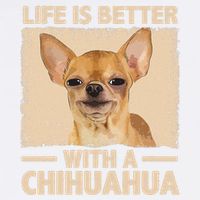 Chihuahua Design For Chihuahua Dog Chihuahua Lover Garment-Dyed Sweatshirt