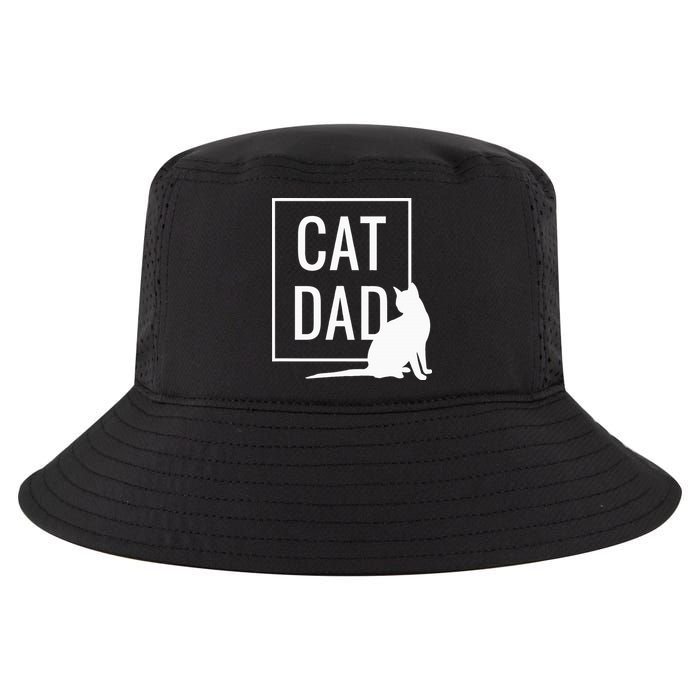 Cat Dad Funny Cat Owner Father Cool Comfort Performance Bucket Hat