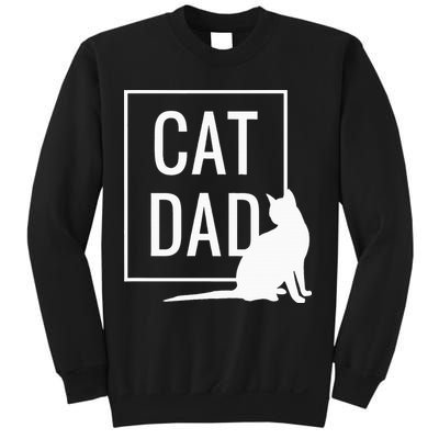 Cat Dad Funny Cat Owner Father Sweatshirt