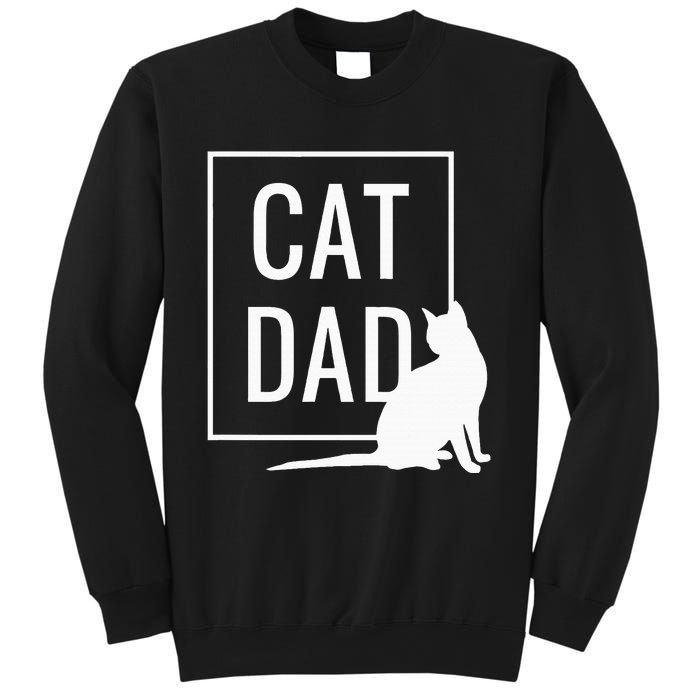 Cat Dad Funny Cat Owner Father Sweatshirt