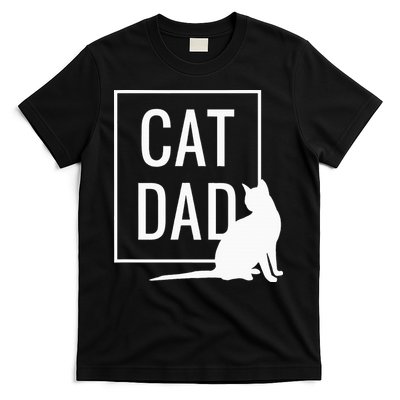 Cat Dad Funny Cat Owner Father T-Shirt