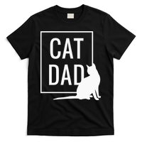 Cat Dad Funny Cat Owner Father T-Shirt