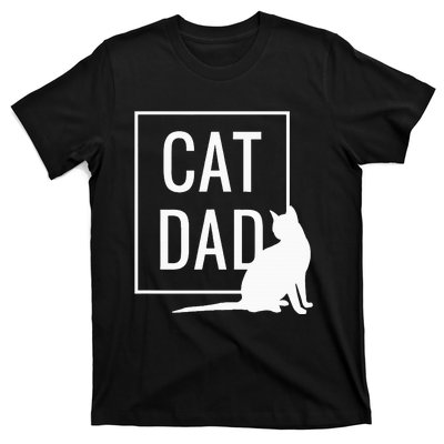 Cat Dad Funny Cat Owner Father T-Shirt