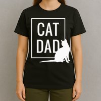 Cat Dad Funny Cat Owner Father T-Shirt