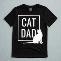Cat Dad Funny Cat Owner Father T-Shirt