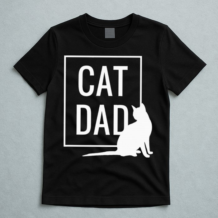 Cat Dad Funny Cat Owner Father T-Shirt