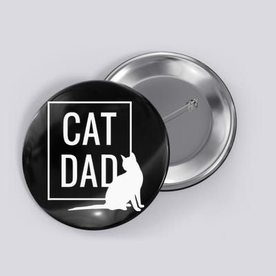 Cat Dad Funny Cat Owner Father Button