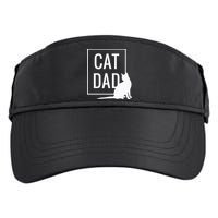 Cat Dad Funny Cat Owner Father Adult Drive Performance Visor
