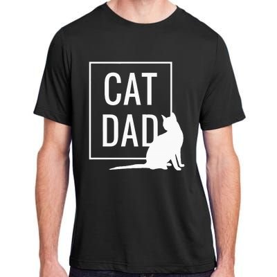 Cat Dad Funny Cat Owner Father Adult ChromaSoft Performance T-Shirt