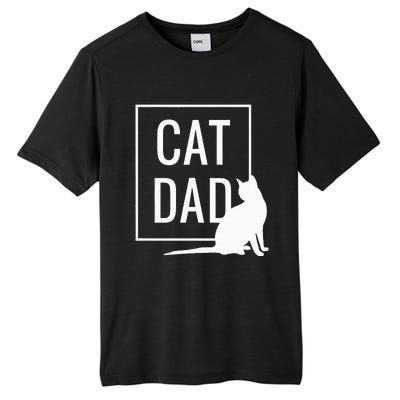 Cat Dad Funny Cat Owner Father Tall Fusion ChromaSoft Performance T-Shirt