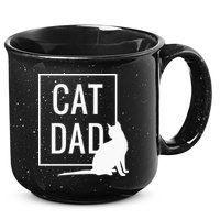 Cat Dad Funny Cat Owner Father 15oz Campfire Ceramic Mug