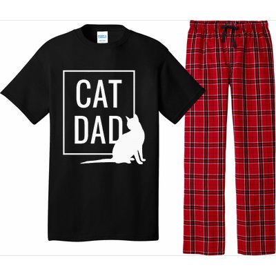 Cat Dad Funny Cat Owner Father Pajama Set