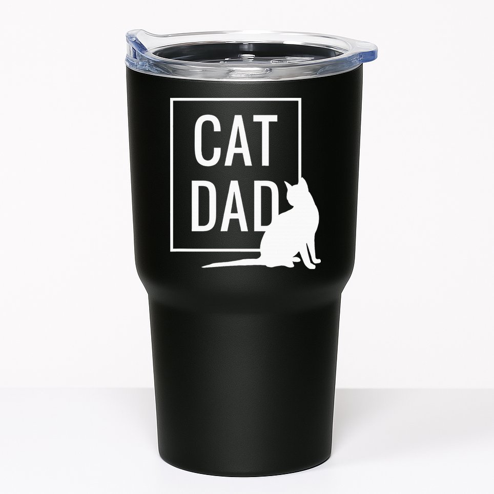 Cat Dad Funny Cat Owner Father Tumbler