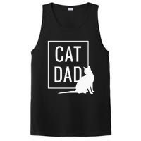 Cat Dad Funny Cat Owner Father PosiCharge Competitor Tank