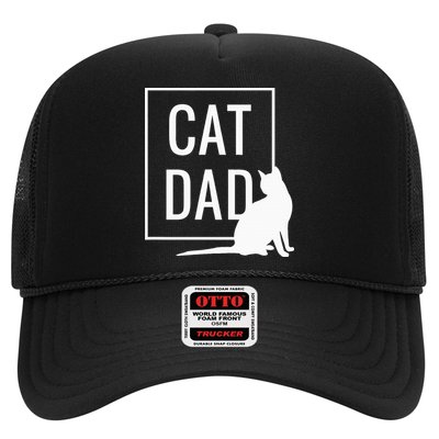 Cat Dad Funny Cat Owner Father Trucker Hat
