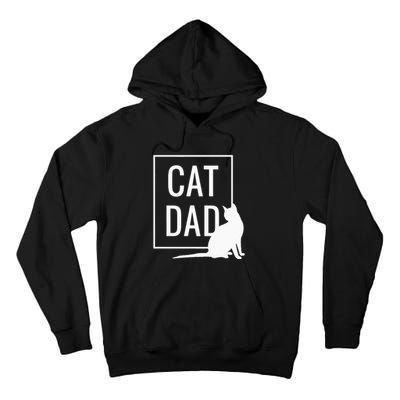 Cat Dad Funny Cat Owner Father Tall Hoodie