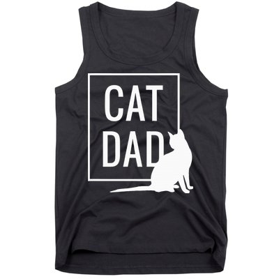Cat Dad Funny Cat Owner Father Tank Top