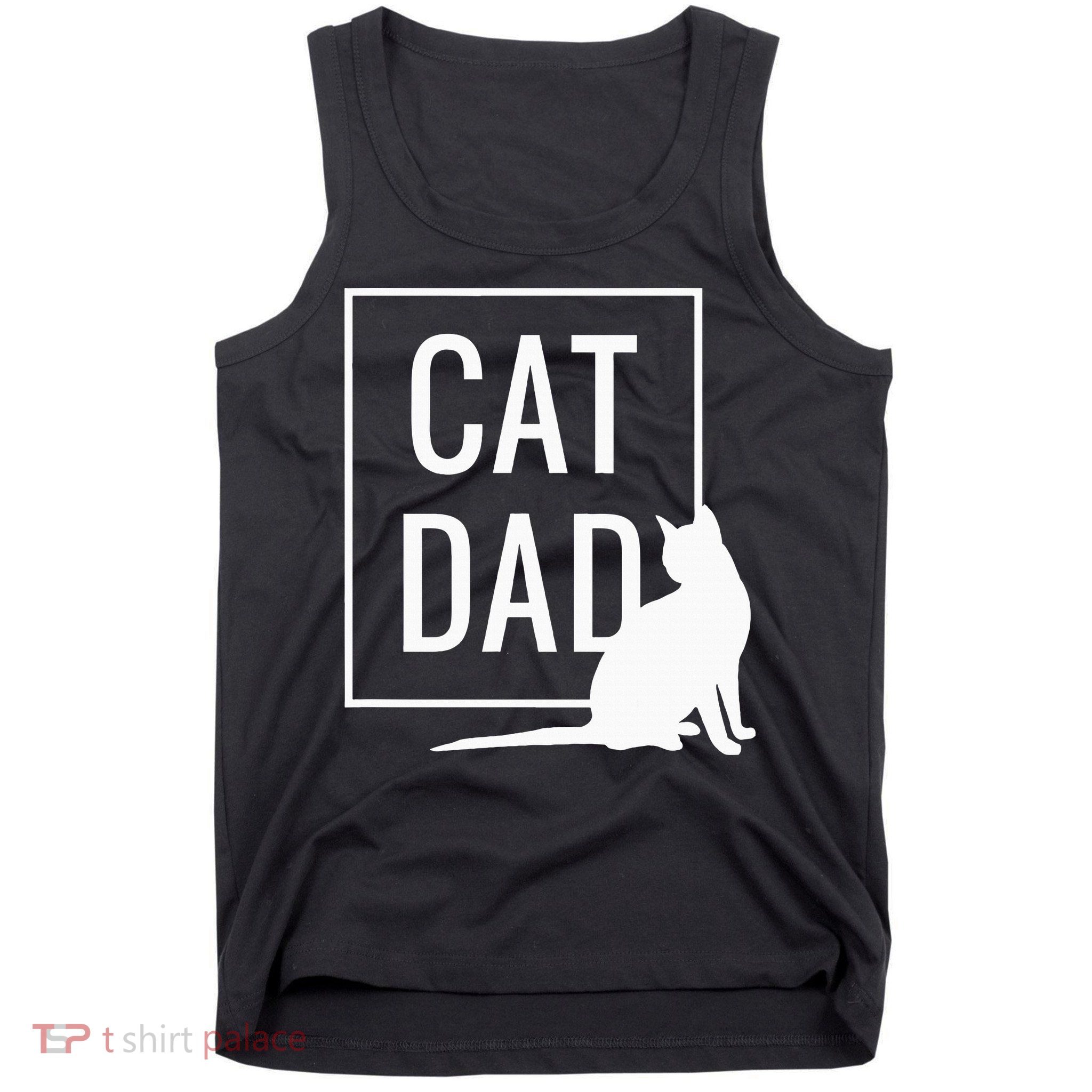 Cat Dad Funny Cat Owner Father Tank Top