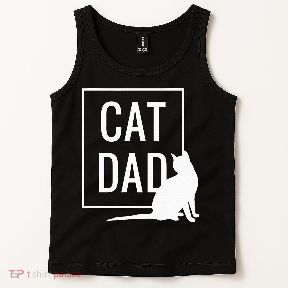 Cat Dad Funny Cat Owner Father Tank Top