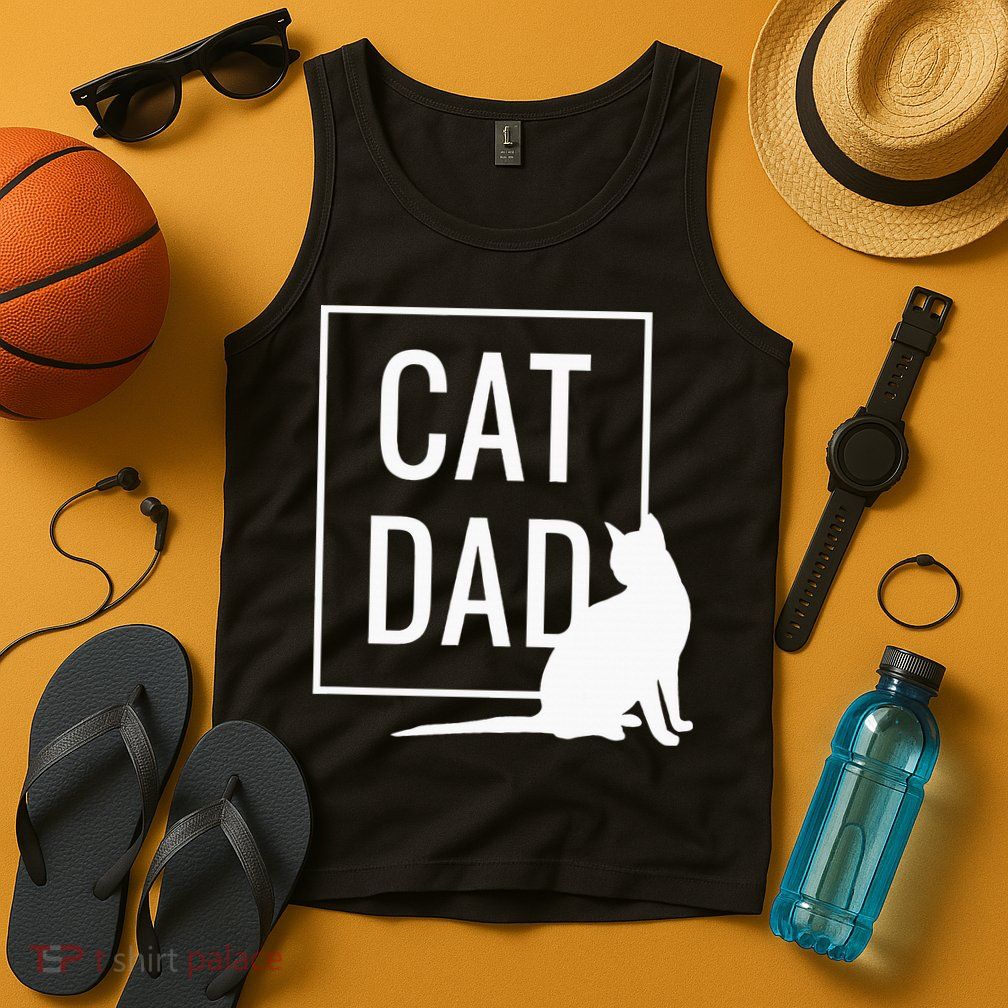 Cat Dad Funny Cat Owner Father Tank Top