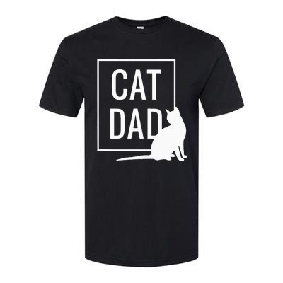 Cat Dad Funny Cat Owner Father Softstyle CVC T-Shirt