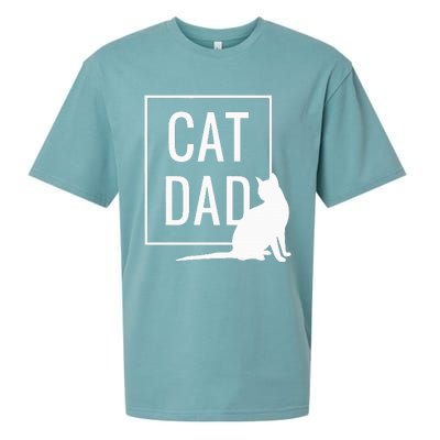 Cat Dad Funny Cat Owner Father Sueded Cloud Jersey T-Shirt