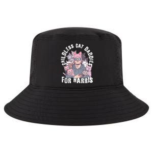 Cat Daddies For Harris Vote Hat Feminist Cat Dad Cool Comfort Performance Bucket Hat