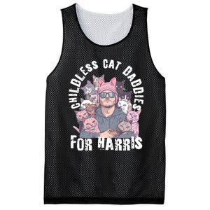 Cat Daddies For Harris Vote Hat Feminist Cat Dad Mesh Reversible Basketball Jersey Tank