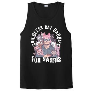 Cat Daddies For Harris Vote Hat Feminist Cat Dad PosiCharge Competitor Tank