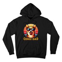 Corgi Dad Father Day Gift For Lovers Funn Hoodie