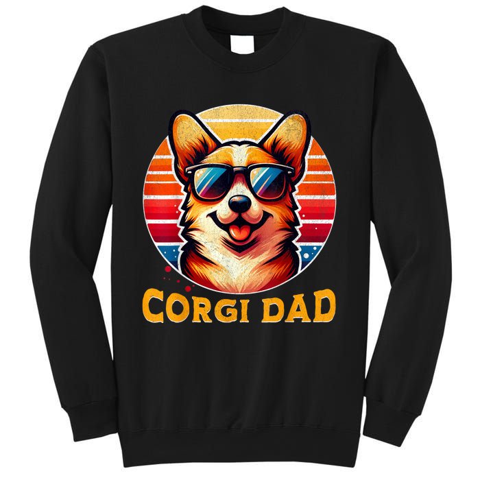 Corgi Dad Father Day Gift For Lovers Funn Sweatshirt