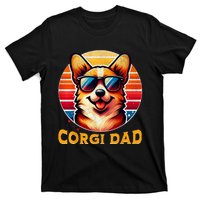 Corgi Dad Father Day Gift For Lovers Funn T-Shirt