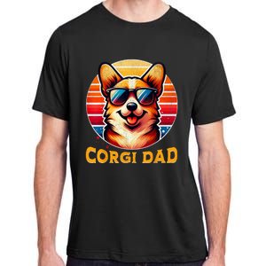 Corgi Dad Father Day Gift For Lovers Funn Adult ChromaSoft Performance T-Shirt