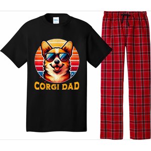 Corgi Dad Father Day Gift For Lovers Funn Pajama Set