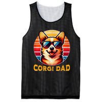 Corgi Dad Father Day Gift For Lovers Funn Mesh Reversible Basketball Jersey Tank