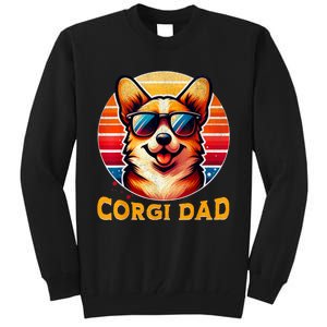 Corgi Dad Father Day Gift For Lovers Funn Tall Sweatshirt