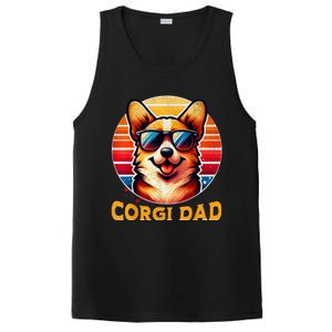 Corgi Dad Father Day Gift For Lovers Funn PosiCharge Competitor Tank