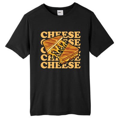 Cheese Design For A Grilled Cheese Lover Gift Tall Fusion ChromaSoft Performance T-Shirt