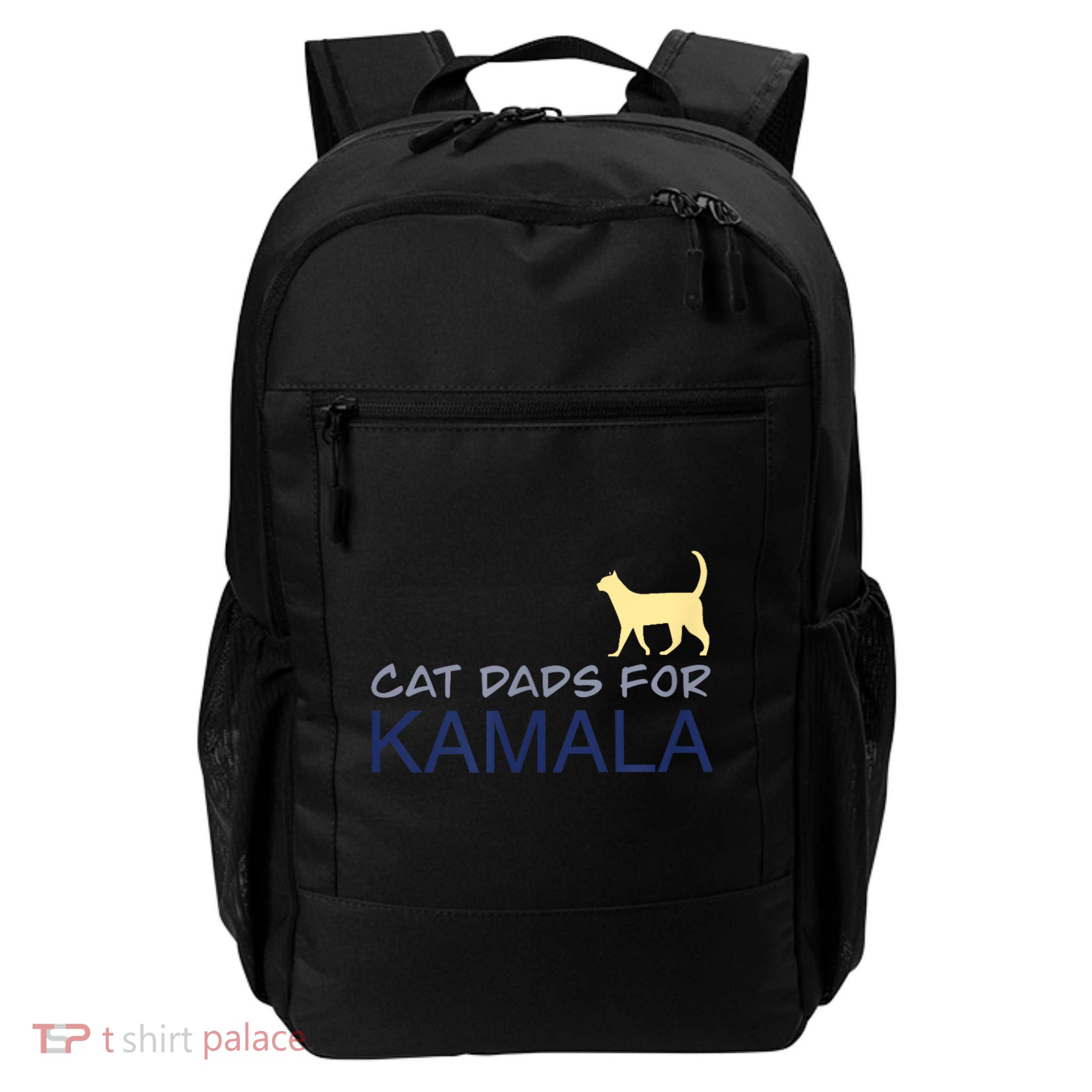 Cat Dads For Kamala Harris For President 2024 Daily Commute Backpack