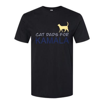 Cat Dads For Kamala Harris For President 2024 Softstyle® CVC T-Shirt