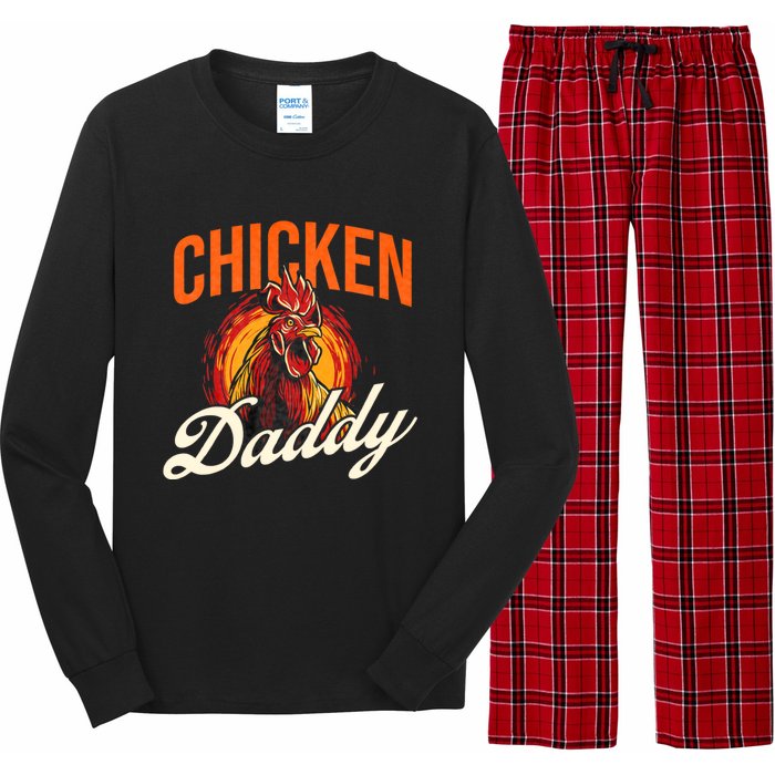 Chicken Daddy Farmyard Chicken Lover Long Sleeve Pajama Set