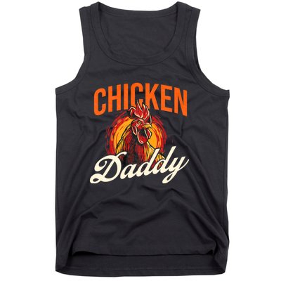 Chicken Daddy Farmyard Chicken Lover Tank Top