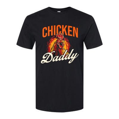 Chicken Daddy Farmyard Chicken Lover Softstyle CVC T-Shirt