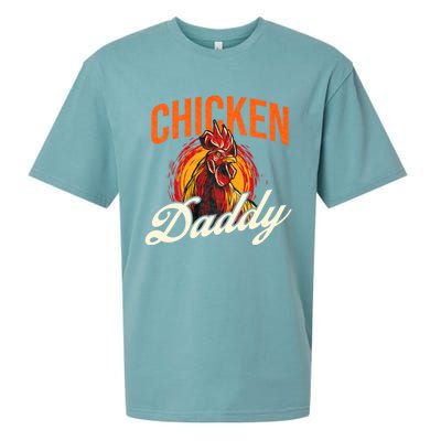 Chicken Daddy Farmyard Chicken Lover Sueded Cloud Jersey T-Shirt