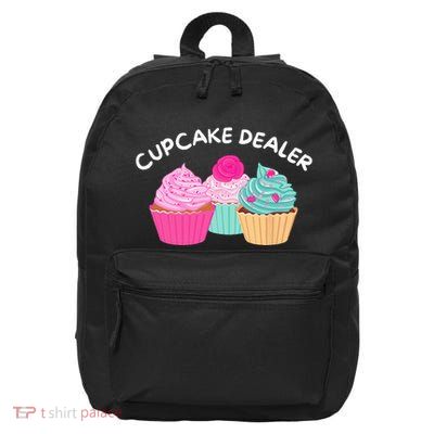 Cupcake Dealer Funny Cupcake Baker Pastry Baking Gift 16 in Basic Backpack