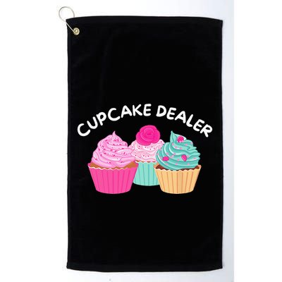Cupcake Dealer Funny Cupcake Baker Pastry Baking Gift Golf Towel