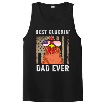 Chicken Dad Funny Farm Best Cluckin' Dad Ever Chicken  PosiCharge Competitor Tank