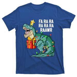 Christmas Dinosaur Fa Ra Ra Rawr Cute Trex Xmas Gift T-Shirt