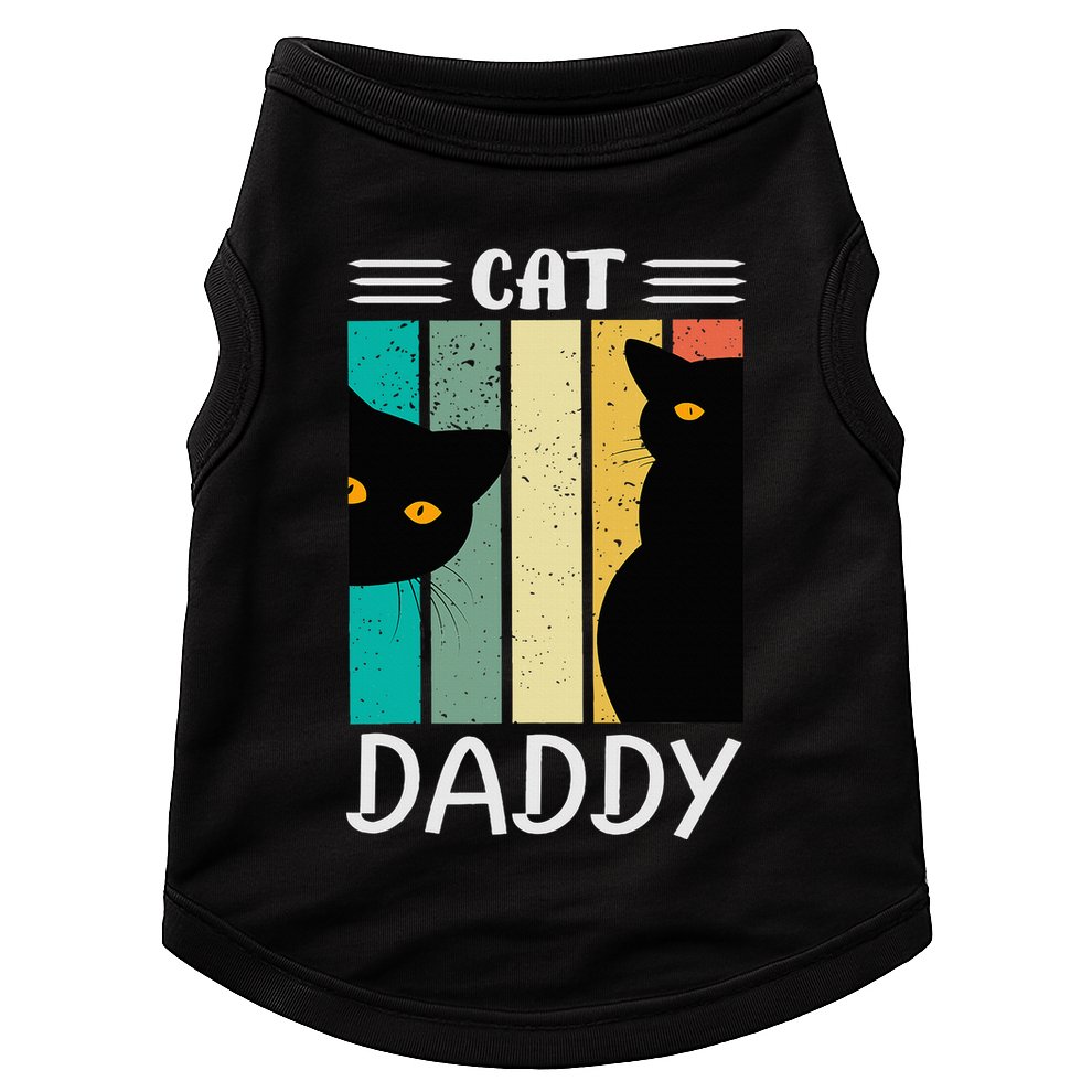 Cat Daddy Funny Cats for Fathers Day Doggie Tank